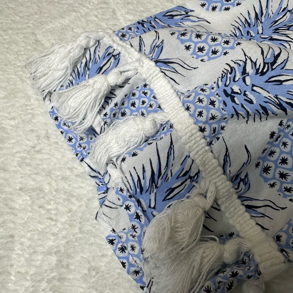 crown & ivy Blue and White Pineapple Dress or beach cover - Picture 4 of 8